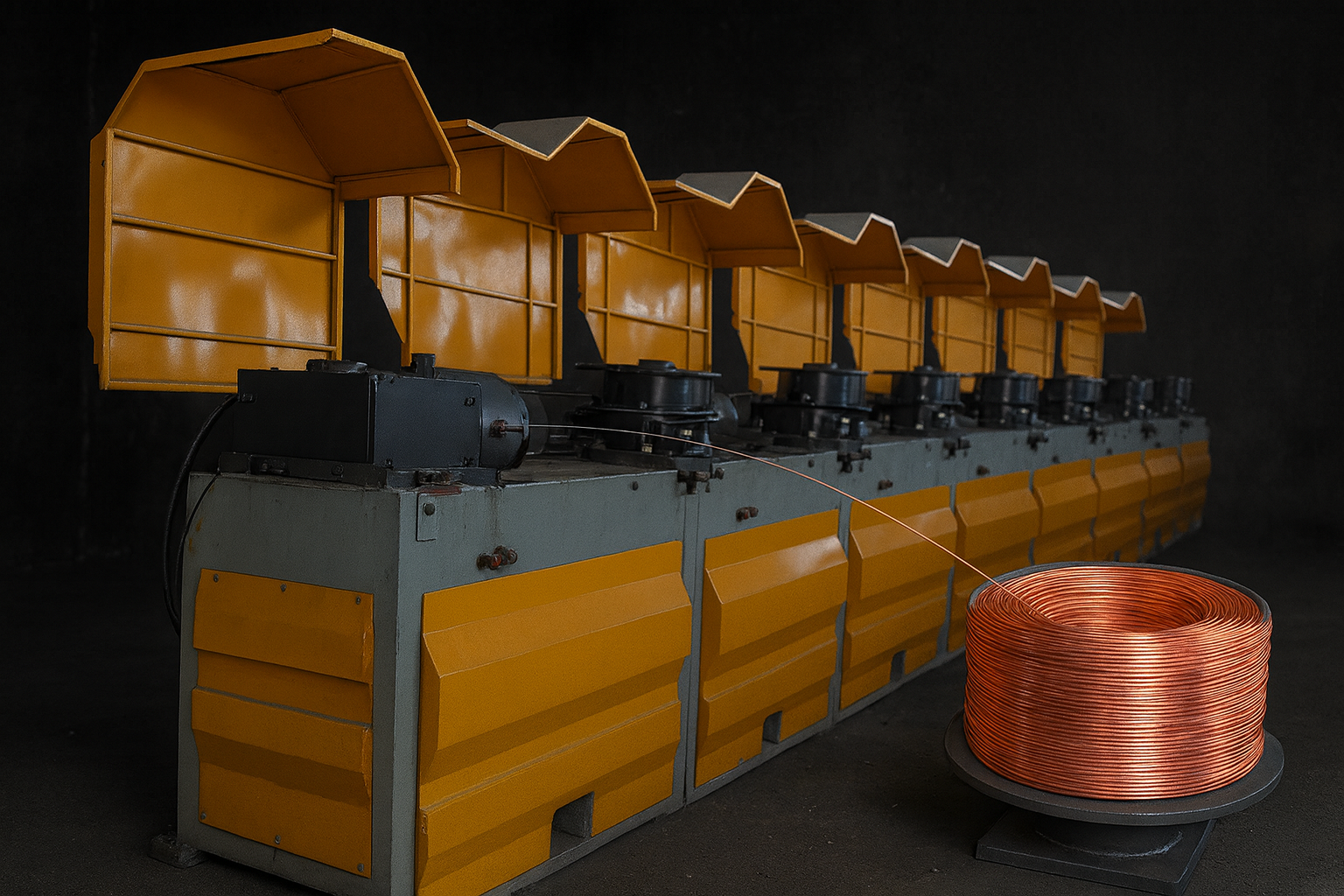 دستگاه کشش مس