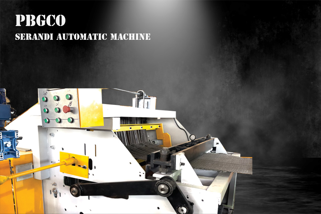 دستگاه تمام اتوماتیک تولید توری سرندی 